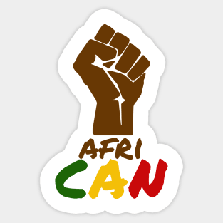 afriCAN Sticker